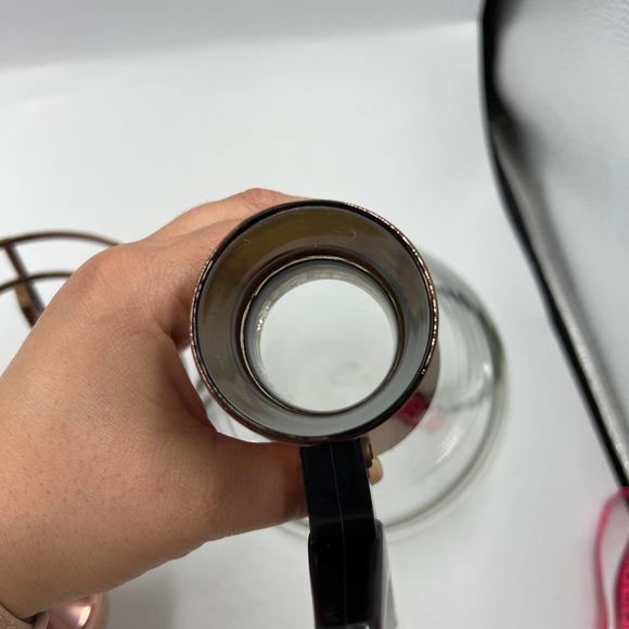 Vintage Glass Inland Carafe Coffee Warmer MidCentury Modern Lid & Stand Handle - Picture 4 of 8